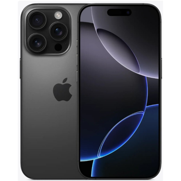 Apple iPhone 16 Pro 128GB eSIM Black Titanium (MYM93)(Used) - фото Apple iPhone 16 Pro 128GB eSIM Black Titanium (MYM93)(Used)