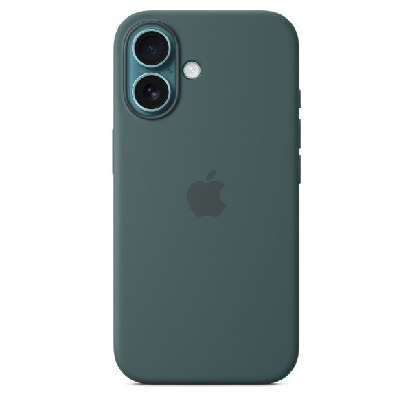 Чехол iPhone 16 Apple Silicone Case with MagSafe (Lake Green) - фото Чехол iPhone 16 Apple Silicone Case with MagSafe (Lake Green)