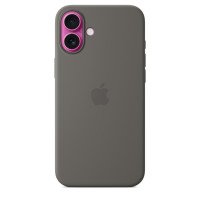 Чехол iPhone 16 Apple Silicone Case with MagSafe (Stone grey)