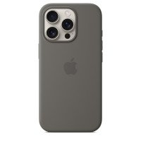 Чехол iPhone 16 Pro Max Apple Silicone Case with MagSafe (Stone grey)