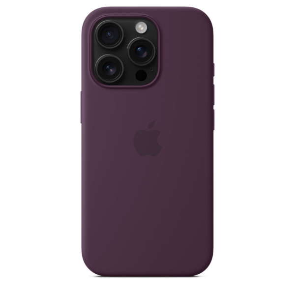 Чехол iPhone 16 Pro Apple Silicone Case with MagSafe (Plum)
