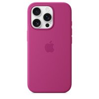 Чехол iPhone 16 Pro Apple Silicone Case with MagSafe (Fucshia)