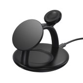 Choetech Magnetic 3 in 1 magnetic Wireless Charging Stand T587-F Black