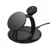 Choetech Magnetic 3 in 1 magnetic Wireless Charging Stand T587-F Black