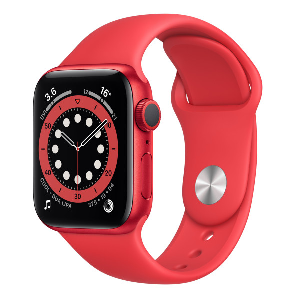 Apple Watch Series 6 GPS 44mm (PRODUCT)RED Aluminum Case w. (PRODUCT)RED Sport B. (M00M3UL/A) UACRF - фото Apple Watch Series 6 GPS 44mm (PRODUCT)RED Aluminum Case w. (PRODUCT)RED Sport B. (M00M3UL/A) UACRF