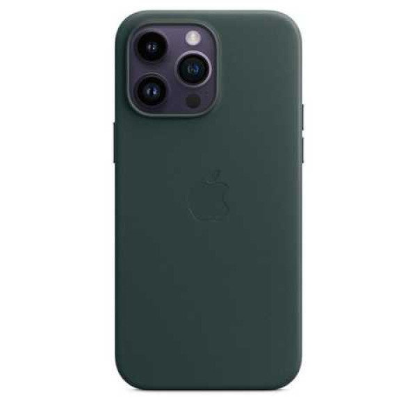 Чехол для iPhone 14 Pro Max Apple Leather Case with MagSafe (Forest Green) - фото Чехол для iPhone 14 Pro Max Apple Leather Case with MagSafe (Forest Green)