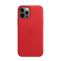 Чехол iPhone 12 Pro Max Apple Leather Case (Red)