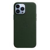 Чехол для iPhone 13 Pro Apple Leather Case with MagSafe (Sequoia Green)