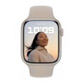 Apple Watch Series 7 GPS 41mm Starlight Aluminum Case With Starlight Sport Band