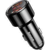 Автомобільний зарядний пристрій Baseus dual USB 2.4 A (Чорний)