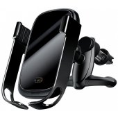 Авто Держатель Baseus Wireless Charger Rock Solid Electric Car Mount Charger Kit (Black)