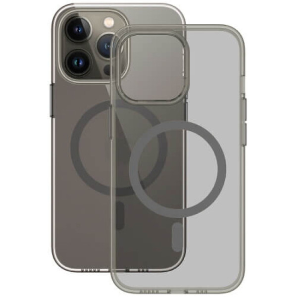Чехол iPhone 14 Pro Blueo Crystal Drop PRO Resistance Phone Case with MagSafe (Gray) - фото Чехол iPhone 14 Pro Blueo Crystal Drop PRO Resistance Phone Case with MagSafe (Gray)