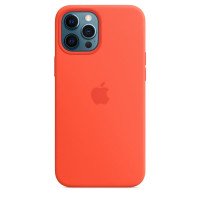 Чехол iPhone 12 Pro Max Apple Silicone Case (Electric Orange)