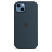 Чехол для iPhone 13 Apple Silicone Case with MagSafe (Abyss Blue)