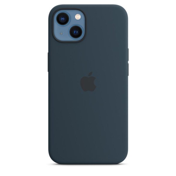 Чехол для iPhone 13 Apple Silicone Case with MagSafe (Abyss Blue)