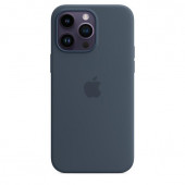 Чехол для iPhone 14 Pro Apple Silicone Case with MagSafe (Storm Blue)