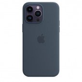 Чехол для iPhone 14 Pro Max Apple Silicone Case with MagSafe (Storm Blue)