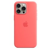 Чехол для iPhone 15 Pro Max Apple Silicone Case with MagSafe (Guava)