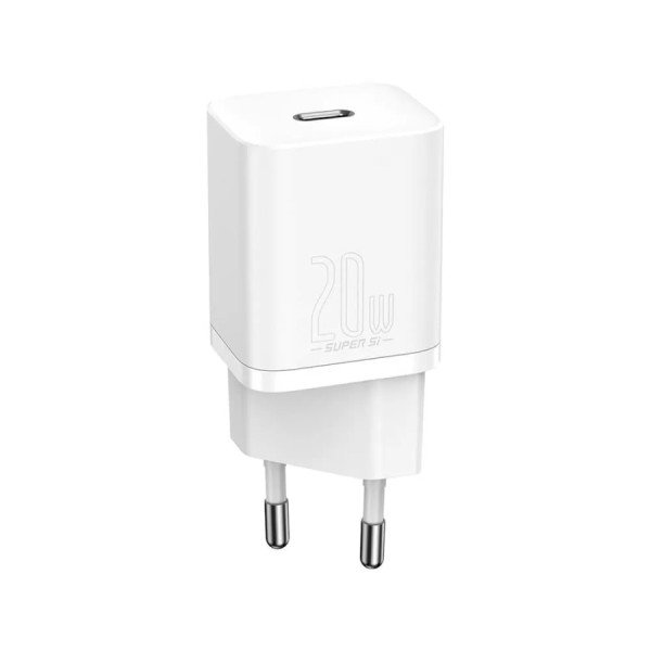 Сетевое зарядное устройство Baseus Super Si 20W White - фото Сетевое зарядное устройство Baseus Super Si 20W White
