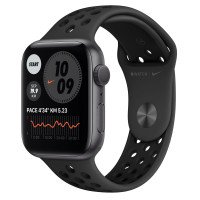 Apple Watch Nike Series 6 GPS 44mm Space Gray Aluminum Case w. Anthracite/Black Nike Sport B. (MG173UL/A) UACRF