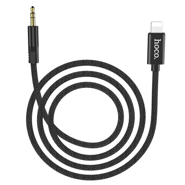 Аудио кабель HOCO UPA-13 Sound Source Lightning Conversion Cable Black - фото Аудио кабель HOCO UPA-13 Sound Source Lightning Conversion Cable Black