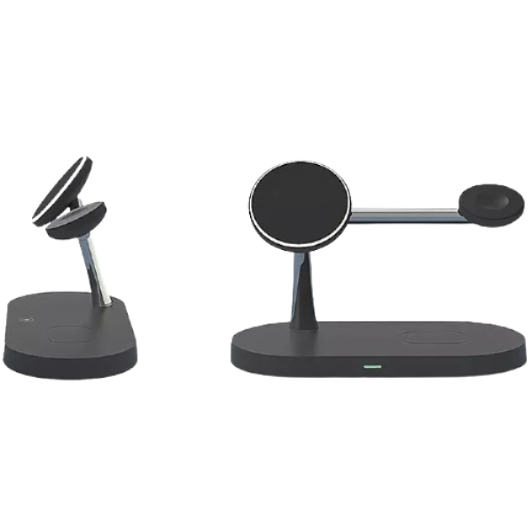 Беспроводное зарядное устройство Amaztec 3-in-1 Magnetic Wireless Charger (black) - фото Беспроводное зарядное устройство Amaztec 3-in-1 Magnetic Wireless Charger (black)