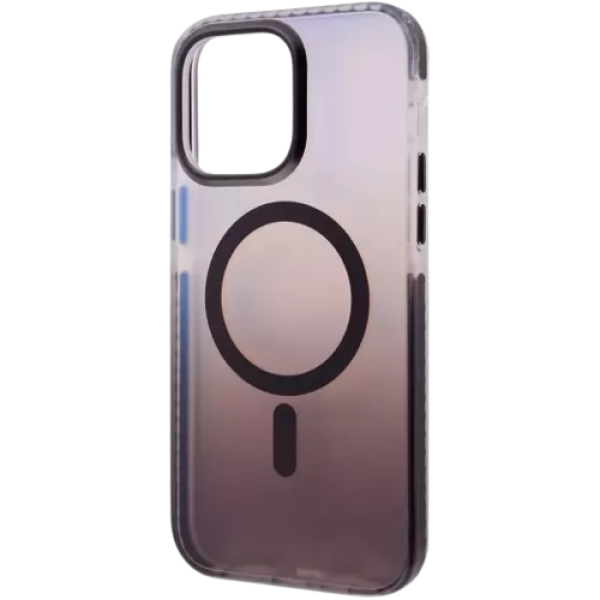 Чехол для iPhone 15 Pro Max Shield Gradient with MagSafe (Black) - фото Чехол для iPhone 15 Pro Max Shield Gradient with MagSafe (Black)