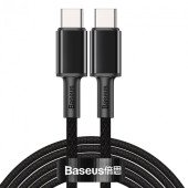 Кабель Baseus High Density Braided Type-C/Type-C 100W (CATGD-A01) Black 2m