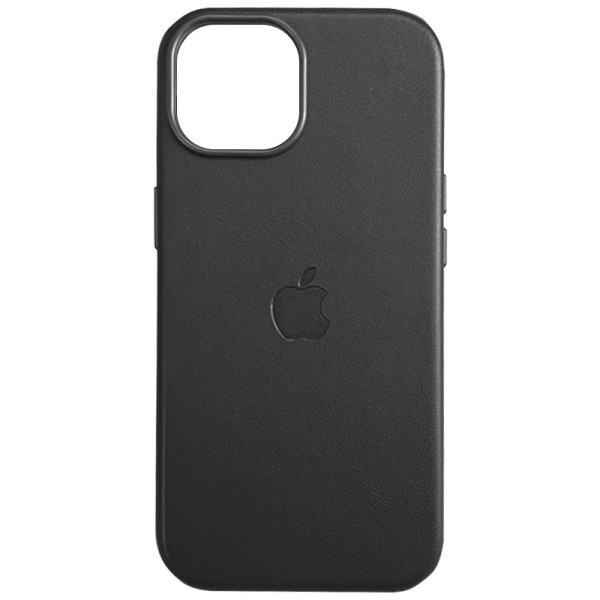 Чехол для iPhone 15 Pro Apple Leather Case with MagSafe (Black) - фото Чехол для iPhone 15 Pro Apple Leather Case with MagSafe (Black)