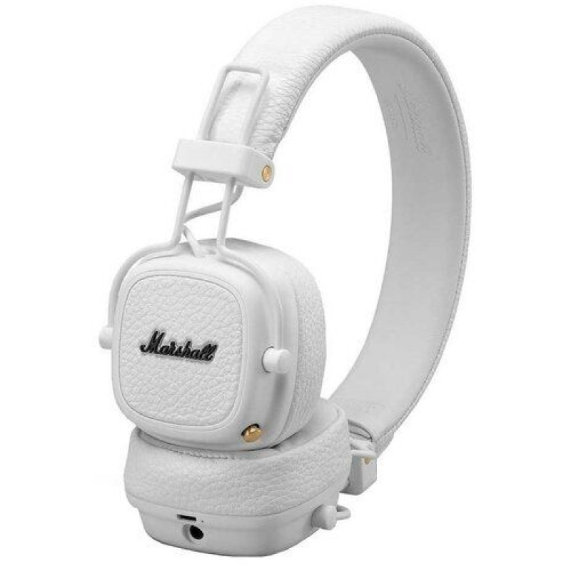 Наушники с микрофоном Marshall Major III Bluetooth White фото 2 Наушники с микрофоном Marshall Major III Bluetooth White фото 2