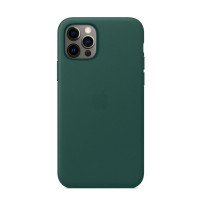 Чехол iPhone 12 Pro Max Apple Leather Case (Forest green)