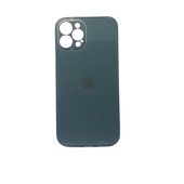 Чехол iPhone 12 Pro Glass Pastel (pine green)