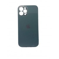 Чохол iPhone 12 Pro Glass Pastel (pine green)