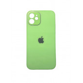 Чехол iPhone 12 mini Glass Pastel (mint gum)