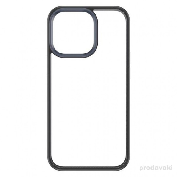 Чехол Накладка для iPhone 14 Max ROCK Guard Series Clear (Black) - фото Чехол Накладка для iPhone 14 Max ROCK Guard Series Clear (Black)