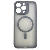 Чехол iPhone 15 Pro Max ROCK Guard Matte Series Full Stand Camera Case (Grey)
