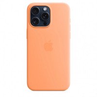 Чехол для iPhone 15 Pro Max Apple Silicone Case with MagSafe (Orange Sorbet)