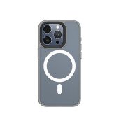 Чехол iPhone 15 Pro Blueo Frosted Anti-Drop Case with MagSafe (Grey)