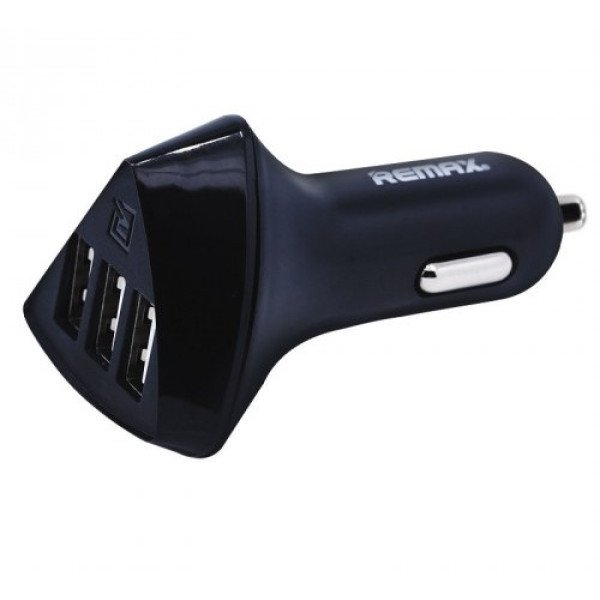 Автомобильное зарядное устройство Remax Alien Series 3USB RCC304 (Черный) - фото Автомобильное зарядное устройство Remax Alien Series 3USB RCC304 (Черный)