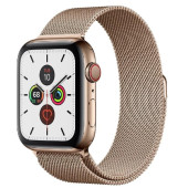 Apple Watch Series 5 LTE 44mm Gold Steel w. Gold Milanese Loop - Gold Steel (MWW62, MWWJ2)