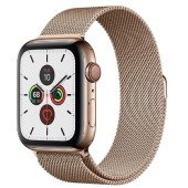 Apple Watch Series 5 LTE 44mm Gold Steel w. Gold Milanese Loop - Gold Steel (MWW62, MWWJ2)