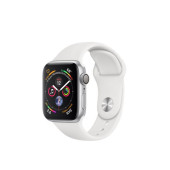 Apple Watch Series 4 GPS 40mm Silver Alum. w. White Sport b. Silver Alum. (MU642)