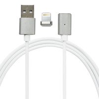 Кабель USB Lightning Magnetic Data Cable (Silver)