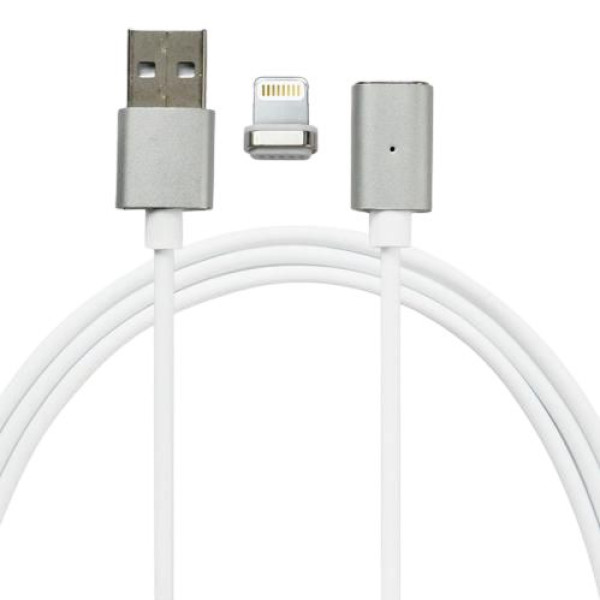 Кабель USB Lightning Magnetic Data Cable (Silver) - фото Кабель USB Lightning Magnetic Data Cable (Silver)
