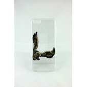 Чехол Накладка для iPhone 5C Creative Eagle (прозрачный) (пластик)