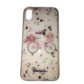 Чехол накладка iPhone Xs Max  Magic Bicycle (white)