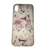 Чехол накладка iPhone Xs Max  Magic Bicycle (white)