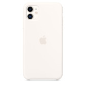 Чохол Накладка для iPhone 11 Apple Silicon Case (White) (Полиулетан)