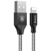 Кабель Baseus Mechanical Era Metal Cable to Lightning (Метал) (Чорний)