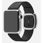 Apple Watch 42mm Stainless Steel Case with Classic Black Buckle (MJ3X2)